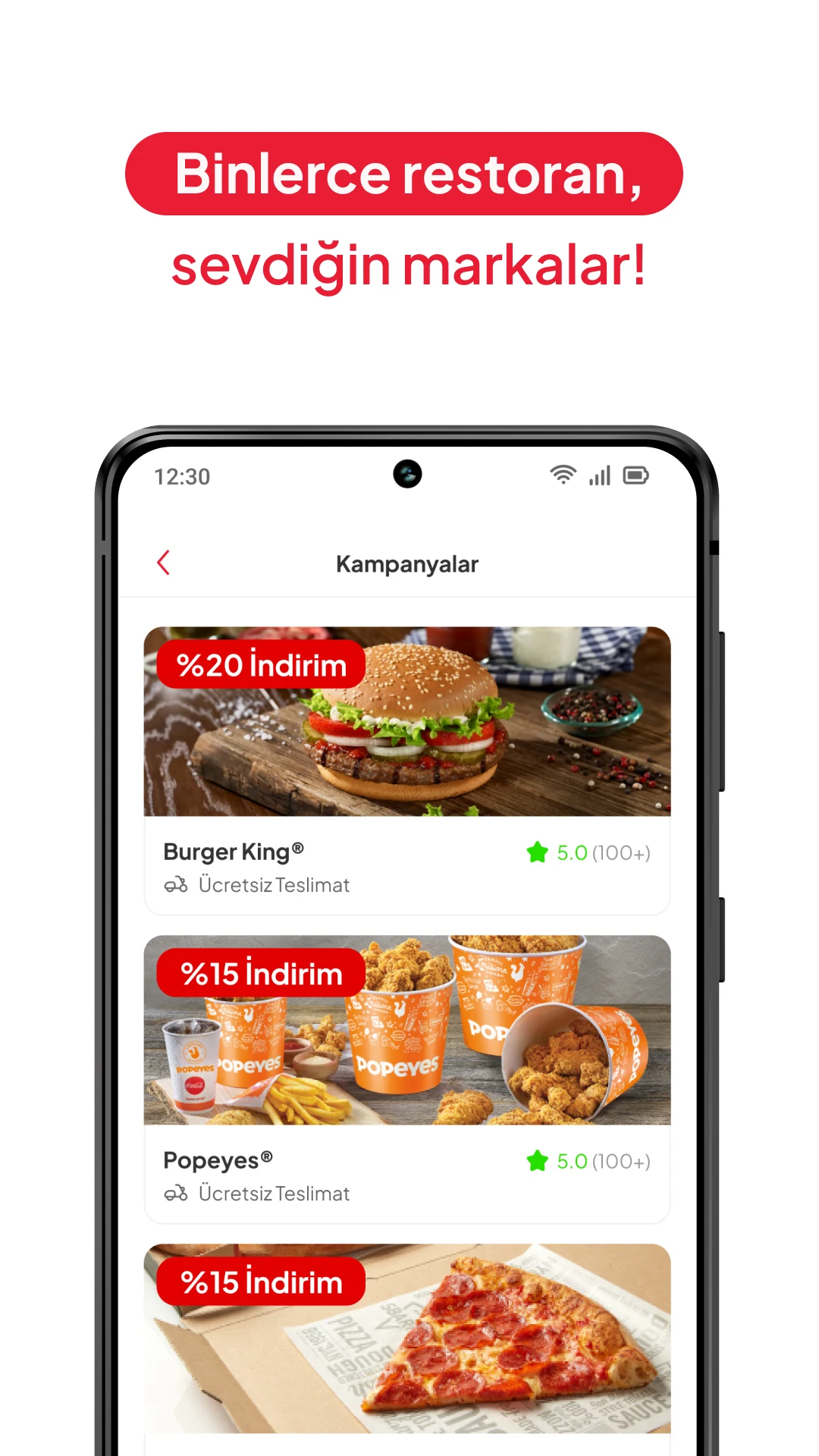 Tıkla Gelsin® - Yemek Siparişi screenshot